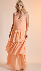 Vestido Alegria Pêssego